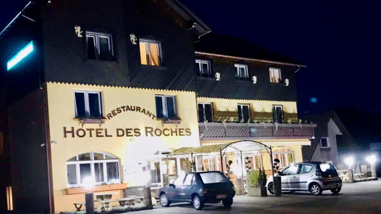 Hotel Restaurant Des Roches Saales Exterior photo